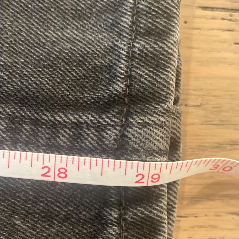 Levi's 505 Regular Fit Straight Leg Jeans in Charcoal Gray - Picture 6 of 6